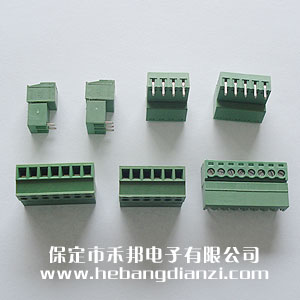 JFF381-2P,3P,4P,5P,6P,7P,8P,9P,10P,12P,15P,14P,16P绿 卧式插拔端子(zǐ)